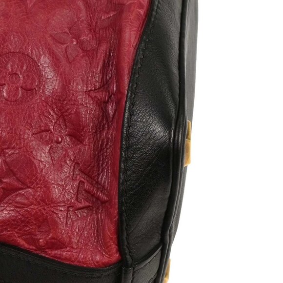 Louis Vuitton Red Monogram Neo Noe Hiver Bucket Drawstring Handbag AR3009 125262 - Picture 3 of 10
